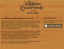 Tablet Screenshot of lababinegourmande.com